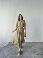 Haki Tensel Etekli Takım