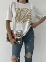 Baskılı Basic T-shirt