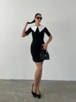 Bebe Yakalı Elbise