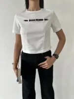 Kemer Detaylı Basic T-shirt