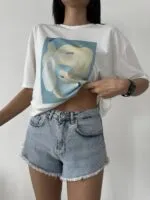 Baskılı Basic Tişört