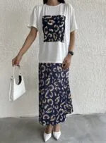 Pars Baskılı Basic T-shirt