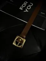 Kare Gold Tokalı Kadın Kemeri