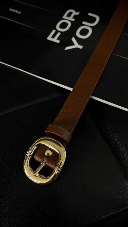 Oval Gold Tokalı Kadın Kemeri
