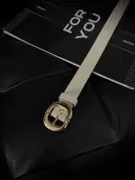 Oval Gold Tokalı Kadın Kemeri