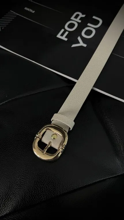 Oval Gold Tokalı Kadın Kemeri