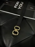Fiori Çift Gold Tokalı Ince Kadın Kemeri