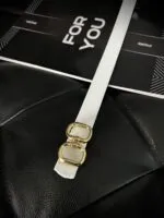 Fiori Çift Gold Tokalı Ince Kadın Kemeri