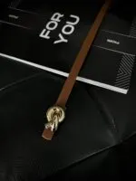 Fiori Örgü Tokalı Ince Kadın Kemeri