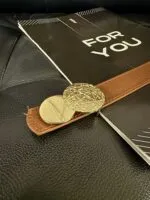 Fiori Yuvarlak Gold Toka Kadın Kemeri