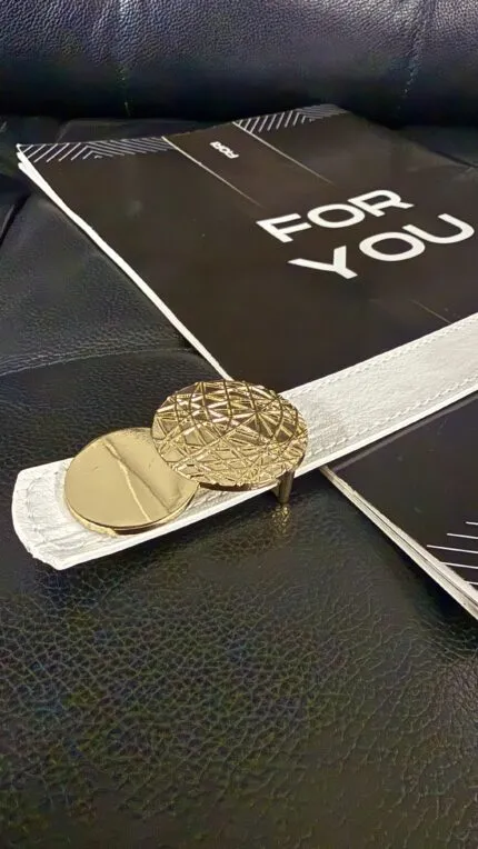 Fiori Yuvarlak Gold Toka Kadın Kemeri