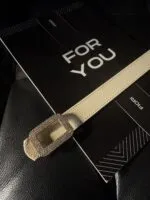 Kare Tokalı Taşlı Kadın Kemeri
