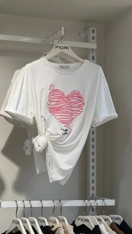 Printed Heart T-Shirt