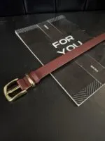 Gold Tokalı Köprülü Kadın Kemeri Pantolon Kemeri Ceket Kemeri Elbise Kemeri