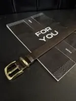Gold Tokalı Köprülü Kadın Kemeri Pantolon Kemeri Ceket Kemeri Elbise Kemeri