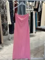 Pembe Seksi Zarif Resmi Slip Elbise