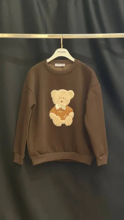 Brown Casual Sweatshirt
