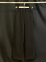 Siyah Gündelik Spor Jogger Pantolon İp Büzgülü Ve Yan Cepli
