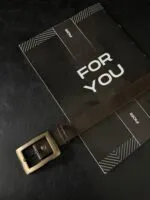 Kare Gold Tokalı Kadın Pantolon Kemeri Ceket Kemeri Elbise Kemeri Gömlek Kemeri