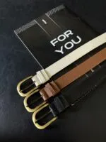 Antik Tokalı Basic Kadın Pantolon Kemeri Ceket Kemeri Elbise Kemeri Gömlek Kemeri