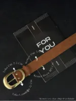 Gold Tokalı Kemer Pantolon Kemeri Gömlek Kemeri Ceket Kemeri Elbise Kemeri