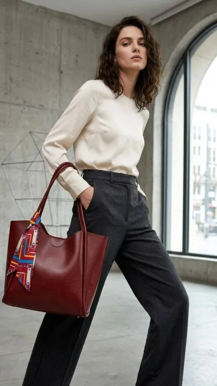 Women's Faux Leather Handbag Shoulder Bag