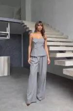 Gri Straplez Takım