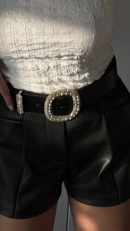 Kaynak Taşlı Gömlek Ceket Pantolon Kemeri