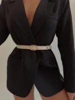 Oval Tokalı Kadın Kemeri