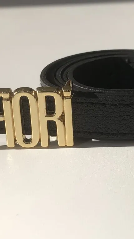 Fiori Yazılı İnce Kadın Kemeri