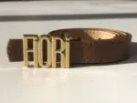 Fiori Yazılı İnce Kadın Kemeri