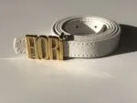 Fiori Yazılı İnce Kadın Kemeri