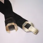 Metal Gold Tokalı Lastikli Kemer