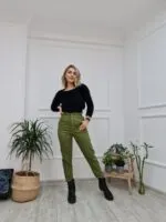 Beli Lastikli Kot Pantolon 759