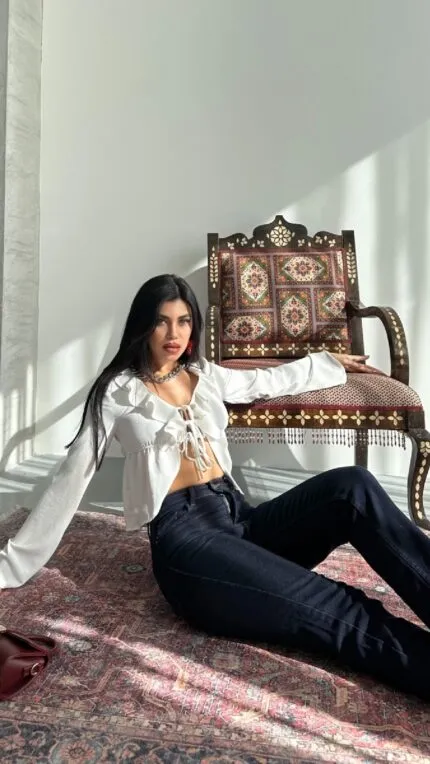 Dikişsiz Paça Mom Fit Kot Pantolon 764