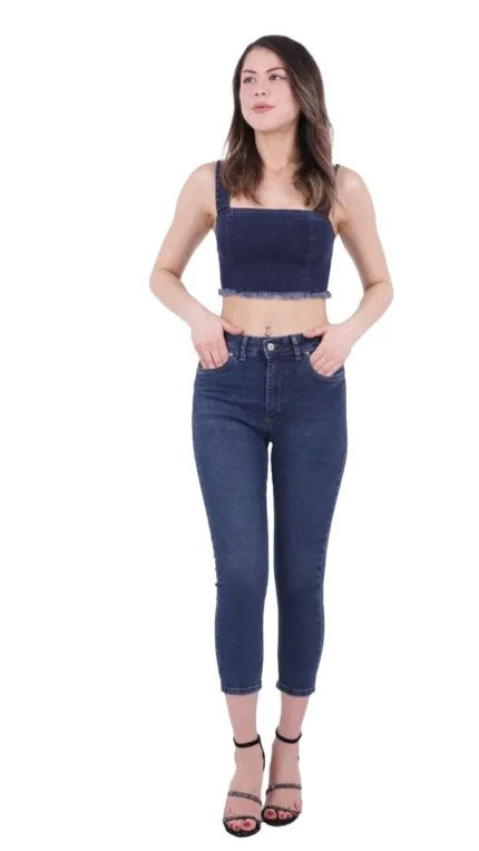 Kısa Boy Skinny Kot Pantolon 810