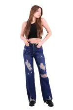 Bol Paça Baggy Relax Kot Pantolon 7031