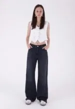Bol Paça Baggy Relax Kot Pantolon 7031