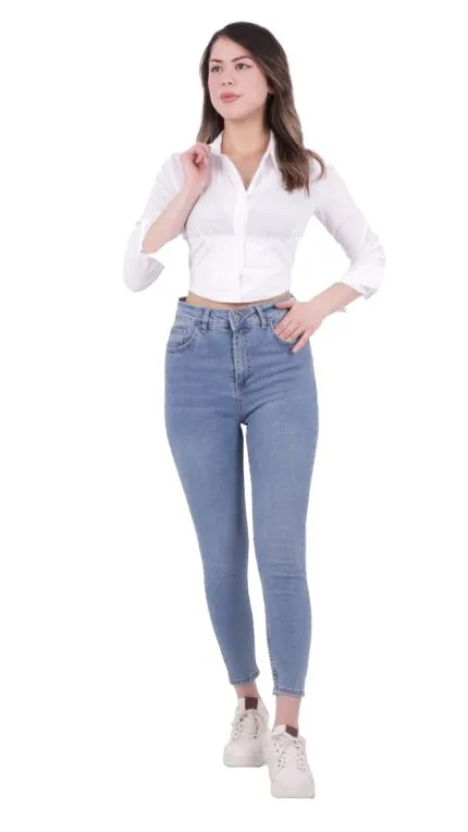 Kısa Boy Skinny Kot Pantolon 810