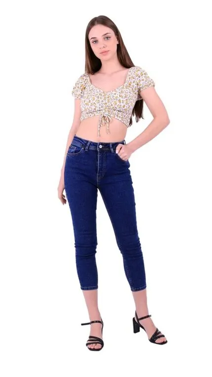 Kısa Boy Skinny Kot Pantolon 810