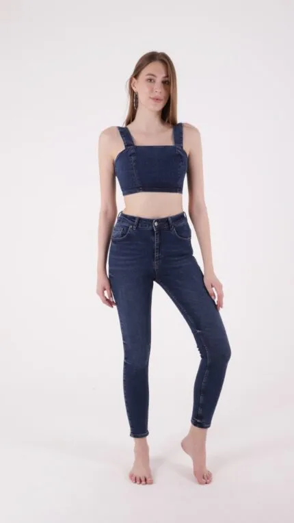 Kısa Boy Skinny Kot Pantolon 811