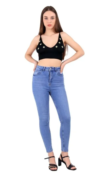 Skinny Tam Boy Kot Pantolon 816