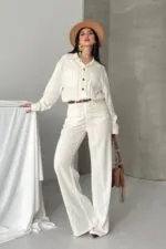 Beli Büzgülü Tulum 3080