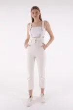 Beli Kemerli Salopet Tulum Kot Pantolon 327