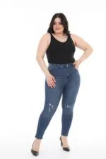 Lazer Yırtıklı Kot Pantolon 526