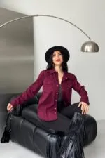 Çıtçıtlı Kot Gömlek 6013