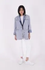 Düğmeli Klasik Blazer Ceket 6066
