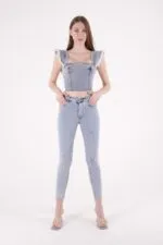 Az Yırtıklı Skinny Kot Pantolon 826