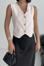 Düğmeli Yelek 6156