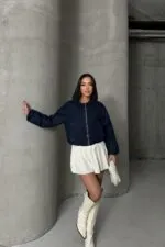 Lastikli Bomber Ceket 6198